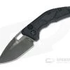 Heretic Knives Medusa Tanto Battle Worn DLC Elmax Tactical Black Aluminum Automatic Knife H011-6A-T