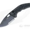 Heretic Knives Medusa Tanto OTS Automatic Serrated Black DLC S35VN Carbon Fiber H011-6B-CF