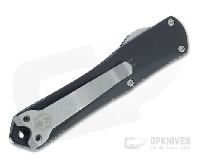 Heretic Knives Manticore-S Tanto Battleworn Elmax Black OTF Automatic H023-5A - Image 2