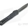 Heretic Knives Manticore-S Tanto DLC Elmax Twill Carbon Fiber OTF Automatic H023-6A-CF
