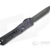 Heretic Knives Manticore-S Tanto DLC Elmax Purple Camo Carbon Fiber OTF Automatic H023-6A-PUCF