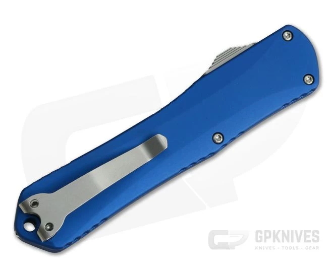 Heretic Knives Manticore-X Tanto Stonewash Blue OTF Automatic H031-2A-BLUE - Image 2