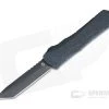 Heretic Knives Manticore-X Black DLC Tanto Breakthrough Blue OTF Automatic H031-6A-BRKBL