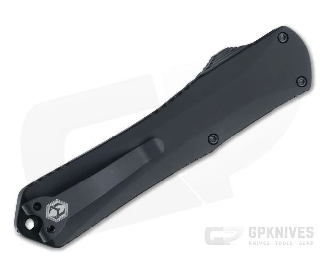 Heretic Knives Manticore-X Tanto Tactical Black DLC Elmax OTF Automatic H031-6A-T - Image 2