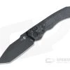 Heretic Knives Wraith Auto Tanto DLC Elmax Bolstered Integral Carbon Fiber Automatic H100-6A-CF