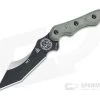 TOPS HKT Hunter Killer Tracker Black 1095 Black Linen Micarta Fixed Blade HKT-01