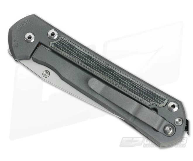 Chris Reeve Left Hand Large Sebenza 21 Micarta Tanto Blade - Image 2