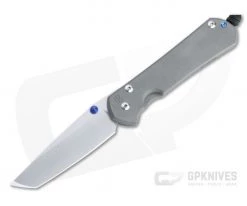 Chris Reeve Large Sebenza 31 Tanto Stonewashed Magnacut Titanium Folder