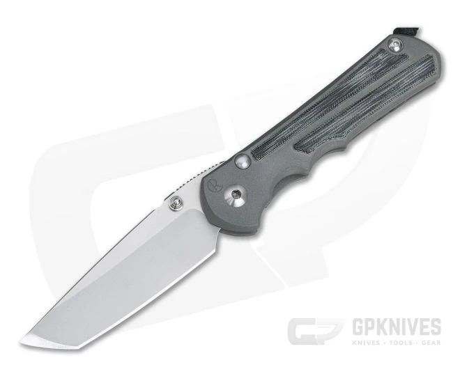 Chris Reeve Large Inkosi S45VN Tanto Blade Black Micarta Inlays