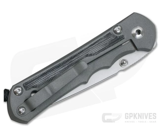 Chris Reeve Large Inkosi S45VN Tanto Blade Black Micarta Inlays - Image 2