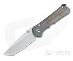 Chris Reeve Large Inkosi S45VN Tanto Blade Natural Micarta Inlays