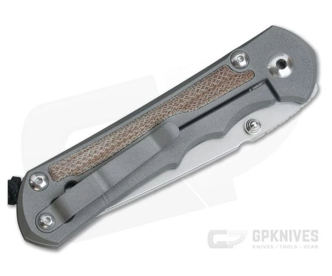 Chris Reeve Large Inkosi S45VN Tanto Blade Natural Micarta Inlays - Image 2