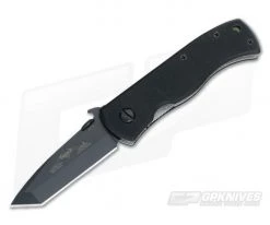 Emerson Mini CQC-7 Waved Black Plain Tanto Standoffs