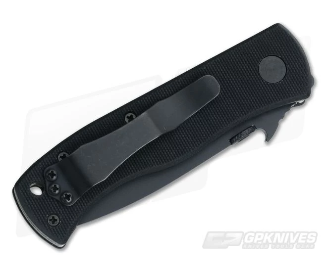 Emerson Mini CQC-7 Waved Black Plain Tanto Standoffs - Image 2