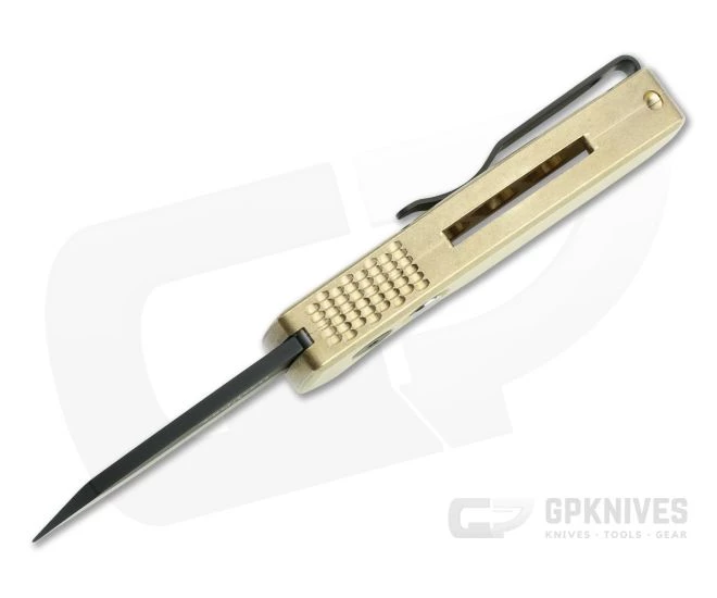 Protech Runt 5 LTD Reverse Tanto Black DLC 20CV Bronze Aluminum Automatic R5212 - Image 3