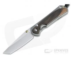 Chris Reeve Small Sebenza 31 Tanto Stonewashed Magnacut Macassar Ebony Titanium Folder 001