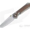 Chris Reeve Small Sebenza 31 Tanto Stonewashed Magnacut Macassar Ebony Titanium Folder 003