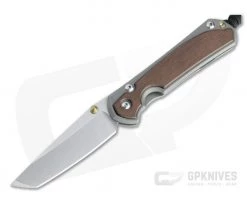 Chris Reeve Small Sebenza 31 Tanto Stonewashed Magnacut Macassar Ebony Titanium Folder 003