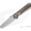 Chris Reeve Small Sebenza 31 Tanto Stonewashed Magnacut Macassar Ebony Titanium Folder 004
