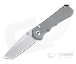 Chris Reeve Small Inkosi Tanto S45VN Silver Lugs Titanium Folder