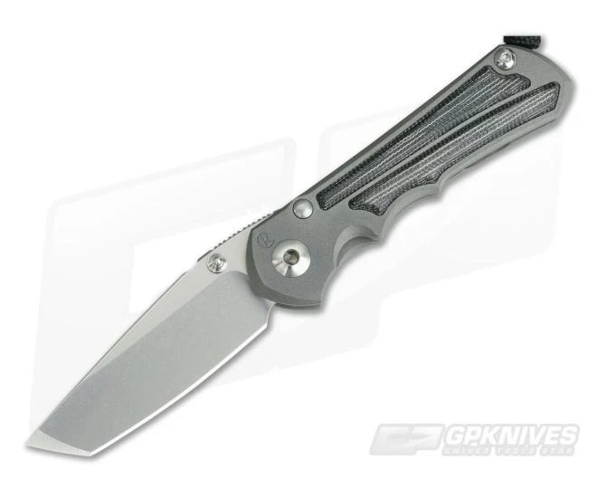 Chris Reeve Small Inkosi Tanto Black Canvas Micarta Inlay