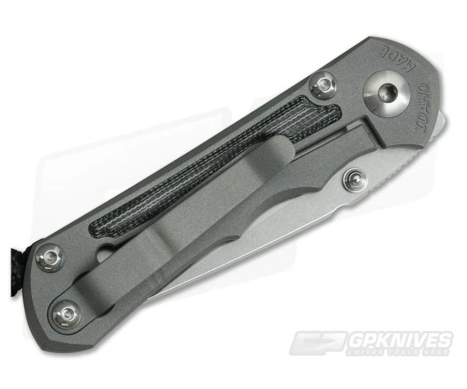 Chris Reeve Small Inkosi Tanto Black Canvas Micarta Inlay - Image 2