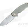 Viper Katla Vox Design Green Canvas Micarta Stonewashed M390 Liner Lock Flipper V5982CG