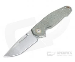 Viper Katla Vox Design Green Canvas Micarta Stonewashed M390 Liner Lock Flipper V5982CG