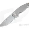 Viper Katla Vox Design 3D Titanium Stonewashed M390 Liner Lock Flipper V5982TI3D